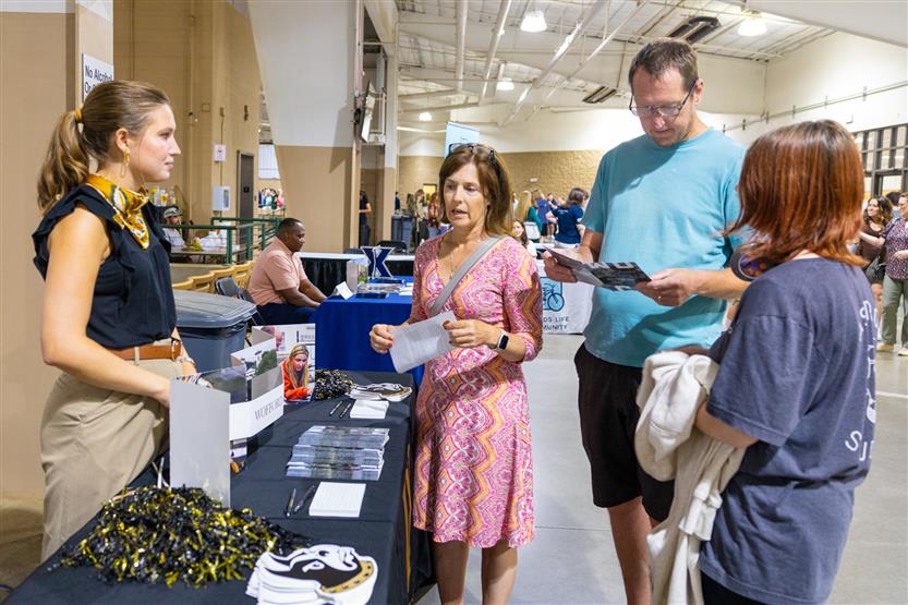 College and Industry Night attendees